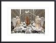 Art Poster Metal Framed Print - Angels at Rockefeller Center - Artist: Igor Maloratsky- Poster Size: 13 X 19