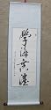 Original Chinese Calligraphy Scroll - Limitless Knowledge