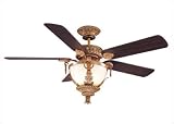 Savoy House 52373MO10 Braselton Remote Control Driftwood Traditional Ceiling Fan 52 Blade Span