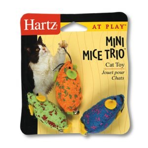 HARTZ MOUNTAIN #32700-83969 Mini Mice Trio Cat Toy