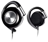 Philips Adjustable Earclip Headphones SHS4700/28 (Black)