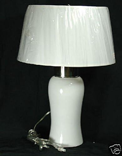 Barbara Cosgrove White Silver Electric Table Lamp