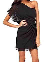 Backless Short Chiffon Sleeveless Evening Dress/Prom Dress/Party Dress/Mini Dress 