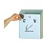 Rubbermaid Commercial Steel Smokers Station Wall Mount Urn with Keyed Cam Lock, Legend 
