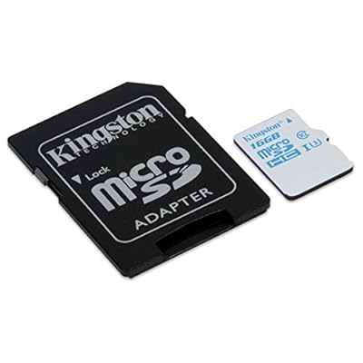 Kingston Digital 32GB MicroSDHC UHS-I U3 Action Card, 90R/45W &amp; SD Adapter (SDCAC/32GB)