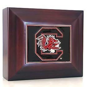 South Carolina Fighting Gamecocks Lined Gift Box - NCAA College Athletics Fan Shop Sports Team Merchandise
