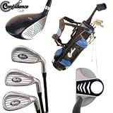 Confidence 7pc Golf Club Junior Set Age 8-12 inc Bag