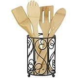 Home Basics Black Cutlery Holder