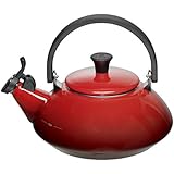 Le Creuset Enamel-on-Steel Zen 1-2/3-Quart Teakettle, Cherry