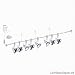Paulmann HighWire Set Roncalli 8m 8x50W GU10 ES111 Alu