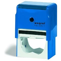 Original Wagraf Polan 5 XL Stempelautomat - Stempel - Adressstempel - Firmenstempel incl. individuller Textplatte ca. 70.00 mm x 26.00 mm 8 Zeilen ggf. Logo