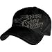 Orange County Choppers OCC Hats: Black Fitted Visor Cap with OCC Logo