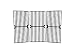 Music City Metals 69583 Gloss Cast Iron Cooking Grid Replacement for Gas Grill Model Brinkmann 810-8411-5, Set of 3