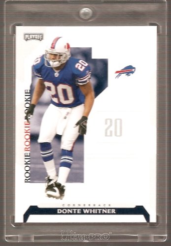 2006 Playoff NFL Football Donte Whitner Buffalo Bills Limited Rookie Card #88 - Mint Condition - In Protective Acrylic Display Case!