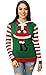 Ugly Christmas Sweater Women's Cute Santa Girl Hooded Sweater