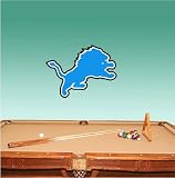 Detroit Lions Football Wall Decal 25" x 19"