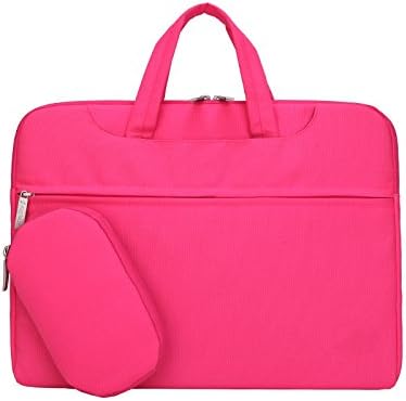 Laptop Tablet Shoulder Bag,Ants Tech Business Brifcase Sleeve Case Bag for Notebook Computer/MacBook Air/MacBook pro/Acer/Asus/Dell/Fujitsu/Lenovo/Hp/Samsung/Sony,Utra Book (15-15.6 Inch, Rose)
