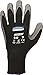 Coated Gloves, S, Black/Gray, PR