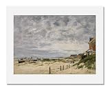 Eug&egrave;ne Louis Boudin, The Inlet at Berck (Pas de Calais)