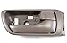 PT Auto Warehouse TO-2469B-RH - Inside Interior Inner Door Handle, Brown - Passenger Side
