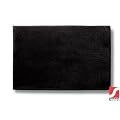 Badematte: Badvorleger: Comfort: 50 x 80 cm: schwarz: Baumwolle: anti Rutsch: 550g/m2