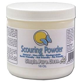 Scouring Powder w/ Bleach Alternative - All Natural, Non-Toxic & Biodegradable