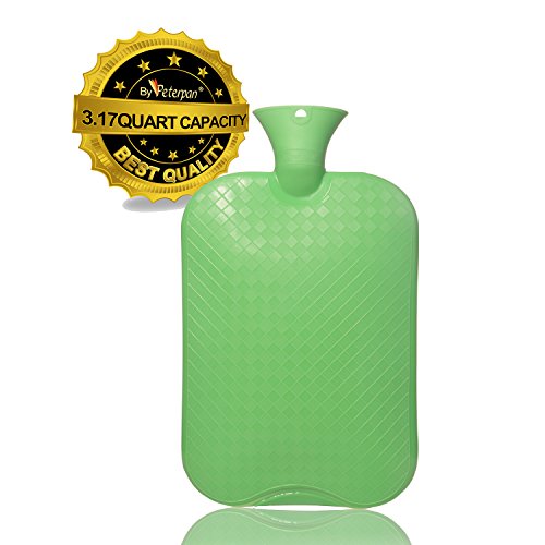 Peterpan Extra large Hot Water Bottle 3.17Quart,Ultrasturdy