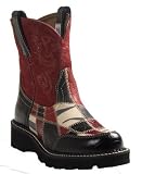ARIAT Fatbaby Jumble Western Riding Cowboy Boots 9.5 True to size Black/Red Patchwork Womens