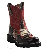 ARIAT Fatbaby Jumble Western Riding Cowboy Boots 11 True to size Black Red Patchwork Womens by Ariat