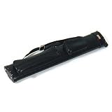 Imperial Premier Black Hard Cue Case with Embossed Alligator Exterior and 4 Shaft / 2 Butt Capacity