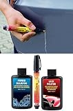 3-teiliges fix it PRO! Profi Lack-Reparatur-Set # Power Shampoo + Lack Politur + Profi Lack Reparaturstift # für alle Lackfarben # Kratzer schnell beseitigen! # bekannt aus der TV Werbung # ideal bei kleinen Lackschäden # überdeckt Kratzer nicht nur, sondern entfernt sie