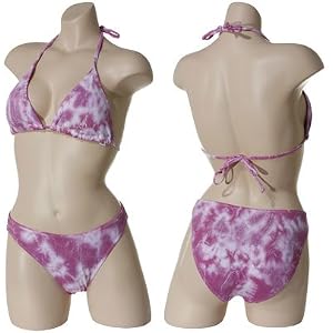 Buy SABREE Tie Dye String Halter Bikini (Purple) by SABREE