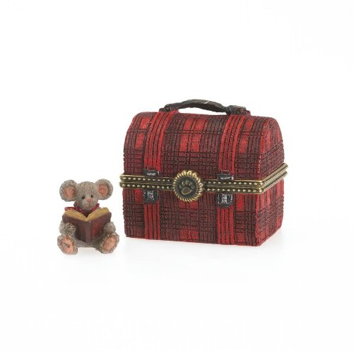 Boyds Resin Lunchbox Treasure Box with Crumb McNibble