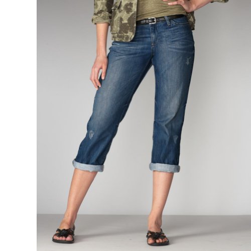 Eddie Bauer Boyfriend Cropped Denim Jeans Eddie Bauer Boyfriend Cropped Denim Jeans