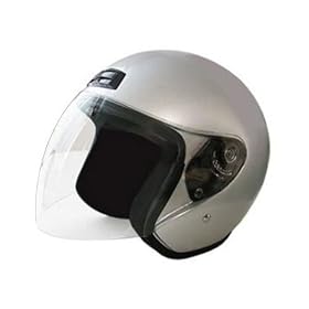 Open Face Motorcycle Helmets Scooter Helmet 20Silver