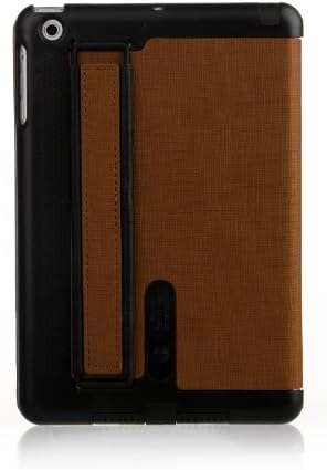 Gentne Smart Ipad Mini / Ipad Mini 2 Case Cover Full Body Protection with Front & Back Pu Leather Case Cover with Magnetic Sleep Sensor (Brown)