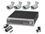 Ganz DR4L5-OFB 4 channel triplex DVR Security System with 4 outdoor IR Bullet Cameras