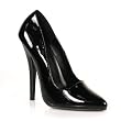 6 Inch Sexy High Heel Black Shoe Classic Pump