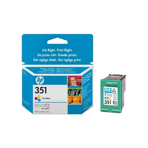 Childrens Toyshop  Electronics : HP 351 - Print cartridge - 1 x colour (cyan, magenta, yellow) - 170 pages