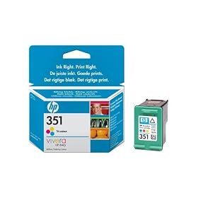 HP 351 - Print cartridge - 1 x colour (cyan, magenta, yellow) - 170 pages