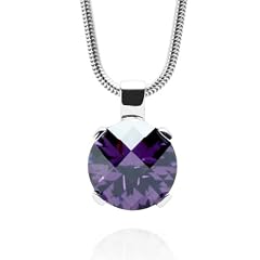 Rafaela Donata Argento Classico Damen-Anh�nger  925 Sterlingsilber Zirkonia violett 60800034