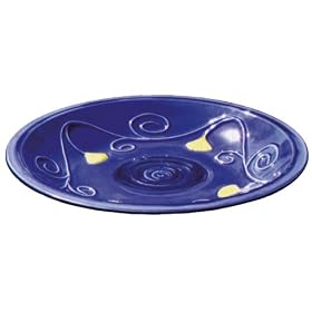 Achla BBC15 Lapis Ceramic Birdbath Bowl and Stake from Birdbaths