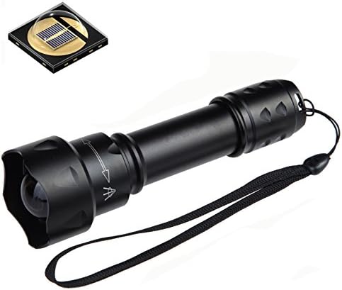 Skysted X20 Zoomable 38mm Lens Long Range IR 850nm 1-Chip Infrared Light Night Vision Single Mode Flashlight Torch For Hunters (Flashlight Only)