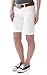WallFlower Juniors Belted Luscious Curvy Bermuda Denim Shorts
