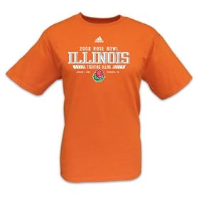 Illinois Fighting Illini 2008 Rose Bowl Double Vision T-Shirt