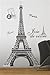 Eiffel Tower Mega Pack Peel and Stick Wall Decal Set - Tower, Clouds and More Eiffel Tower Mega Pack Peel and Stick Wall Decal Set - Tower, Clouds and More