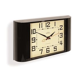 Newgate Retro Wall Clock - The Metro Black