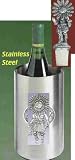 Sun Kachina Wine Chiller with Sun Kachina Pewter Bottle Stopper