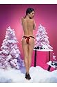 Sexy Christmas Bowlingerie Costume Accessory Leg Avenue
