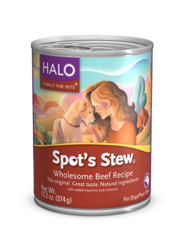 More image Halo, Spot's stew for Dogs, Wholesome Beef, 13.2-Ounce, 12-Can